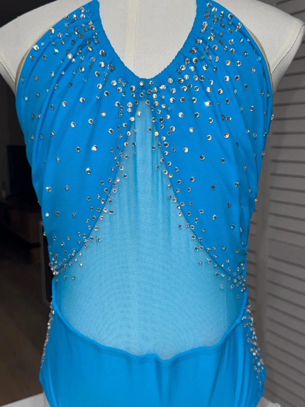 Semi Custom Kandi Kouture Blue Leotard Size TS